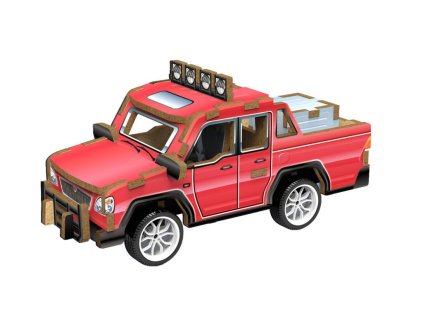 3D puzzle dřevěné - Pickup 13 cm, Wiky kreativita, W035433