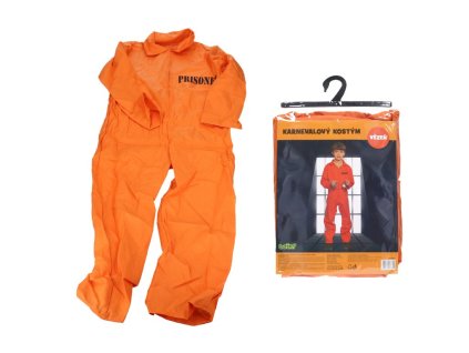 Set karneval - vězeň M 110-120 cm, Wiky, W036028