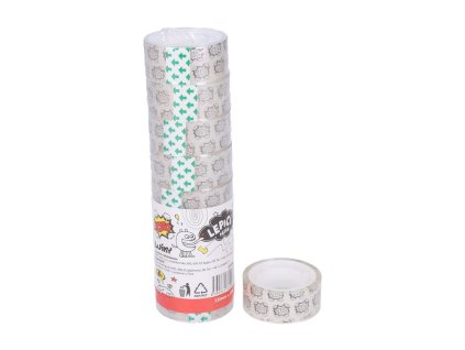 Lepící páska 18mm x 10m průhledná, TOTO, W834505