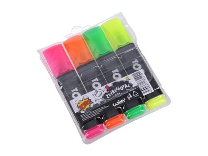 Zvyrazňovač silný sada 4 ks, TOTO, W812712