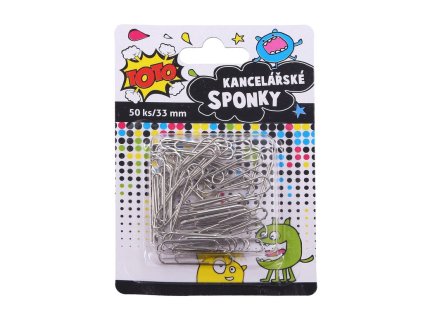 Sponka kancelářská 50 ks, 33 mm, TOTO, W834601