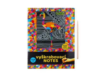 Vyškrabovací notes 21x28cm / 10 listů, W011367