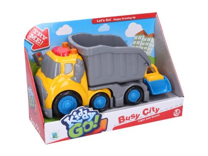 Kiddy Auto sklápěcí s efekty 19,5 cm buldozer 8 cm, Wiky Vehicles, W012385
