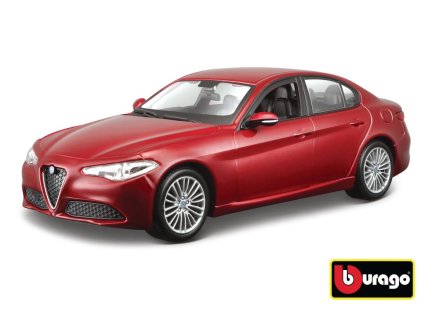 Bburago 1:24 Alfa Romeo Giulia (2016) Metallic Red, Bburago, W007264