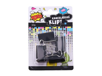 Klip kancelářský 4 ks, 32 mm, TOTO, W834609