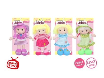 Mluvící panenka Jůlinka 40 cm (český obal, mluví česky), Wiky, W005105