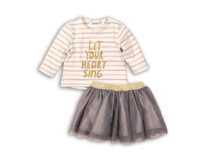 Dívčí set , tričko a sukně TUTU, Minoti, SWAN 2, holka - 80/86