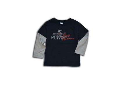 tričko chlapecké, dlouhý rukáv, Wendee, OZKB101685-0, tmavě modrá - 74