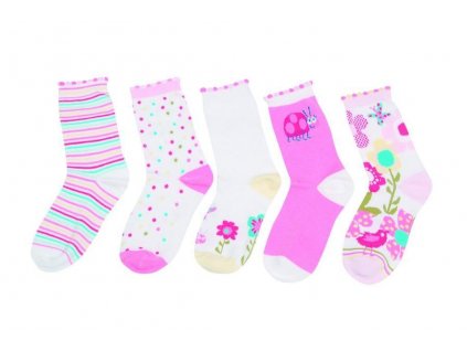 Dětské barevné ponožky, Pidilidi, PD512, holka - 19-23