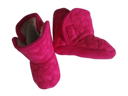 kojenecké capáčky zimní, Pidilidi, PD0555-07, fuchsia - 62/68