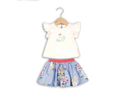 Dívčí set, tričko a sukně, Minoti, ROSE 5, holka - 80/86