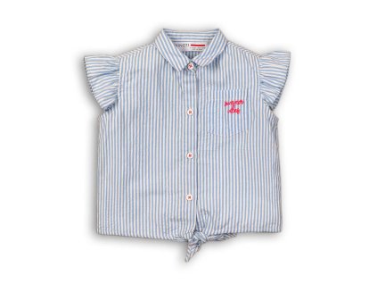 Košile dívčí na zavazování, Minoti, Hut 5, modrá - 68/80