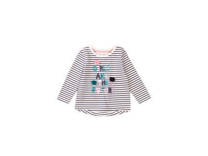 Tričko dívčí s dlouhým rukávem, Minoti, Lovely 2, holka - 80/86