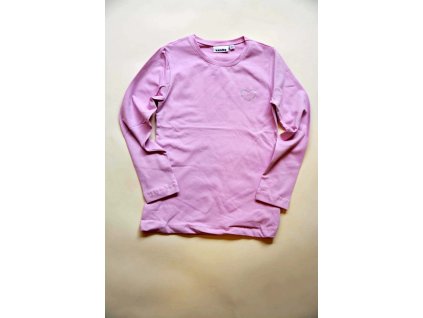 tričko dívčí s dlouhým rukávem, Wendee, ozb102493-2, růžová - 128
