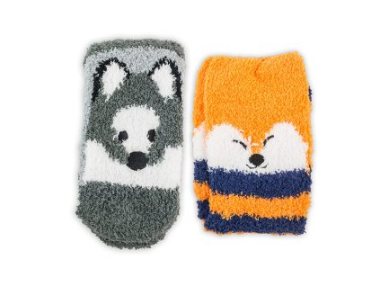 ponožky chlapecké FLUFFY- 2pack, Pidilidi, PD0146-22, uni - 27-30