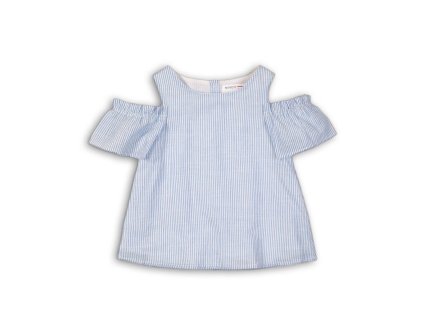 Halenka dívčí bavlněná, Minoti, Hydrangea 11, modrá - 98/104