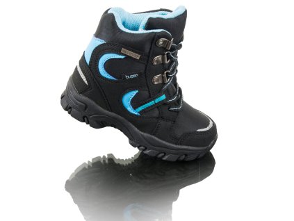 boty zimní nepromokavá membrána, Bugga, B00130-04, modrá - 22
