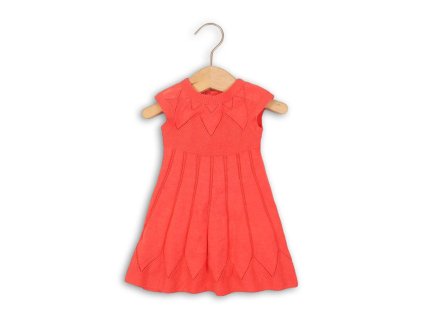 Šaty dívčí úpletové, Minoti, PARIS 5, červená - 80/86