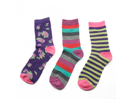 ponožky dívčí, 3pack, Pidilidi, PD0124, holka - 35-37