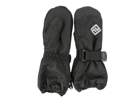 rukavice palcové dětské prodloužené, PD0832-10, černá - 104/110
