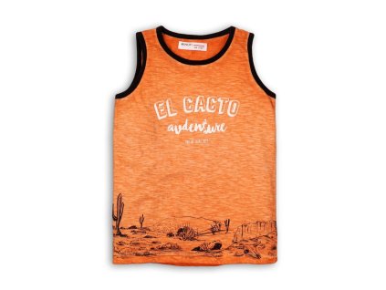 Tílko chlapecké, Minoti, Native 4, oranžová - 128/134