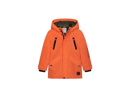 Kabát chlapecký Parka, Minoti, Blazer 2, oranžová - 80/86