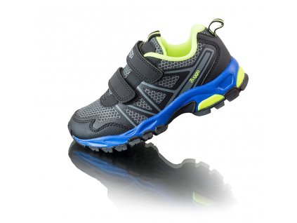 Chlapecké boty sportovní outdoorové AKA, Bugga, B00167-09, šedá - 28