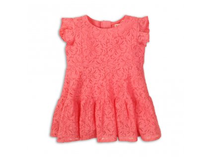Šaty dívčí krajkové, Minoti, Fruits 5, růžová - 80/86