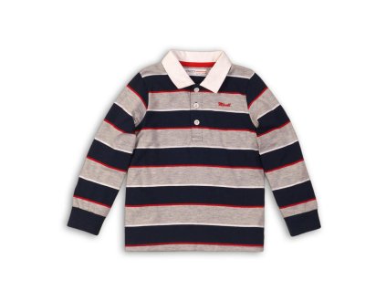 Tričko chlapecké POLO bavlněné s dlouhým rukávem, Minoti, DEPT 1, kluk - 68/80