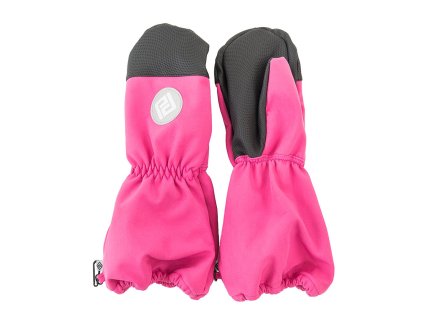 rukavice dívčí softshellové palcové, Pidilidi, PD1128-03, růžová - 2