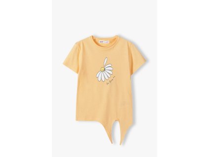 Tričko dívčí s krátkým rukávem zavazovací, Minoti, 14tee 33, Holka - 80/86