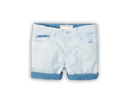 Kraťasy chlapecké bavlněné, Minoti, Salt 6, světle modrá - 128/134