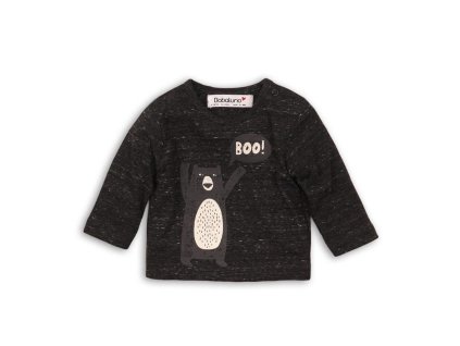 Tričko chlapecké s potiskem, Minoti, BOLT 7, šedá - 56/62