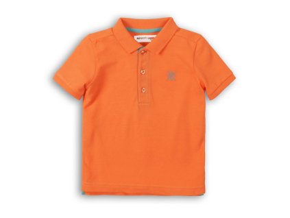 Tričko chlapecké Polo s krátkým rukávem, Minoti, 1POLO 6, oranžová - 152/158