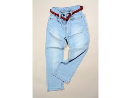 rifle dívčí s páskem, Wendee, DY25162-1, modrá - 98