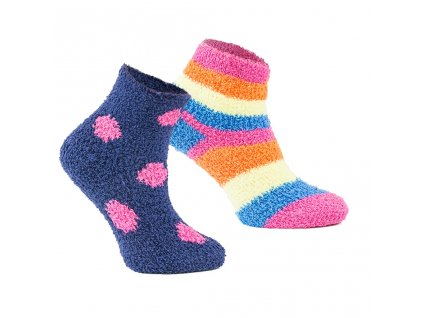 ponožky dívčí FLUFFY - 2pack, Pidilidi, PD0144-01, holka - 27-30