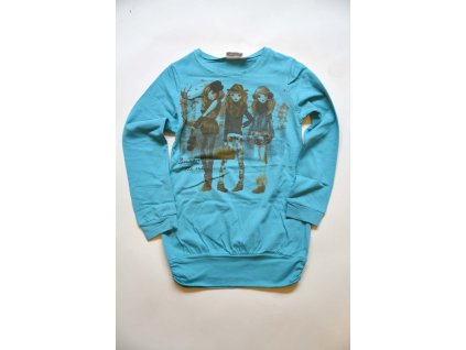 tričko dívčí s dlouhým rukávem, Wendee, ozfb39219-1, zelená - 98