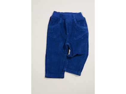 kalhoty manžestrové, Sobe, 15KENPAN55, modrá - 56