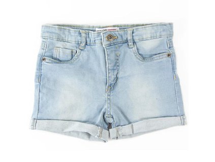 Kraťasy dívčí džínové s elastenem, Minoti, KG DSHORT 7, modrá - 98/104