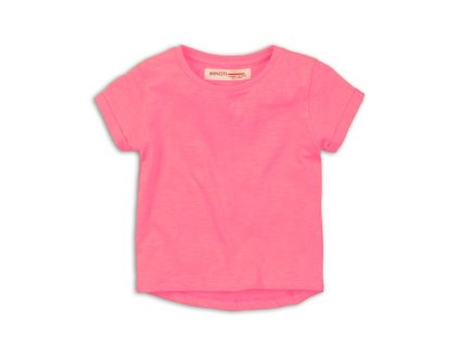 Tričko dívčí s krátkým rukávem, Minoti, 2SLUBT07, růžová - 128/134