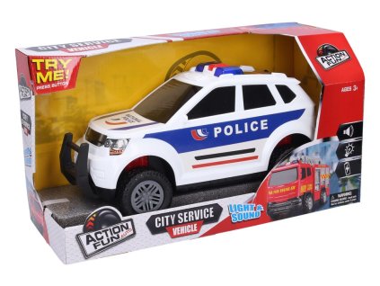 Auto policie na setrvačník s efekty 31 cm, Wiky Vehicles, W012418