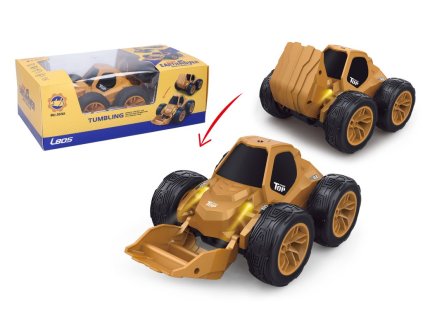 Buldozer překlápěcí RC na dálkové ovládání 20 cm, Wiky RC, W013873