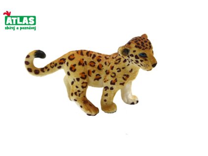 A - Figurka Leopard mládě 5,5cm, Atlas, W101825