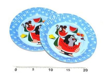 Párty tácek Krtek a kamarádi 6 ks, 18 cm, WIKY, 171007