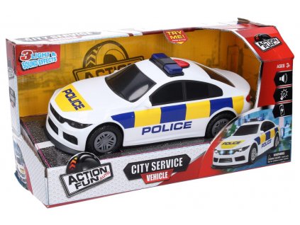 Auto policie na setrvačník s efekty 32 cm, Wiky Vehicles, W012419