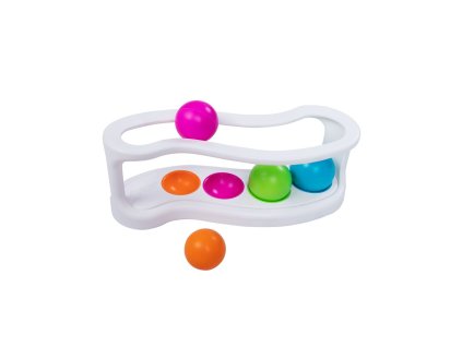Vkládačka s míčky chrastící 30,5 cm, Fat Brain, W014142