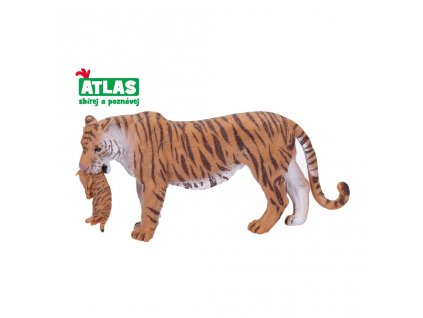 D - Figurka Tygr 13 cm, Atlas, W001793