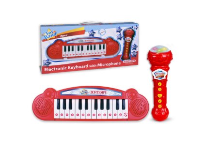 Bontempi Mini klávesnice a mikrofon Karaoke 35 x 10 x 3,5 cm, Bontempi, W011468