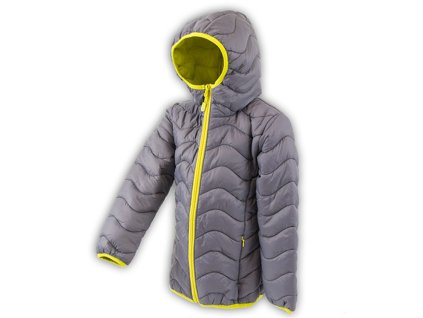 bunda extra lehká nylonová, Pidilidi, PD1087-09, šedá - 86