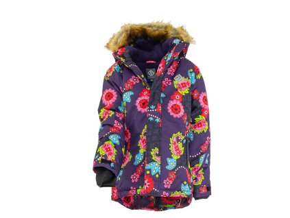 Dívčí bunda lyžařská zimní KINDU Pidilidi, PD1148-06, fialová - 98